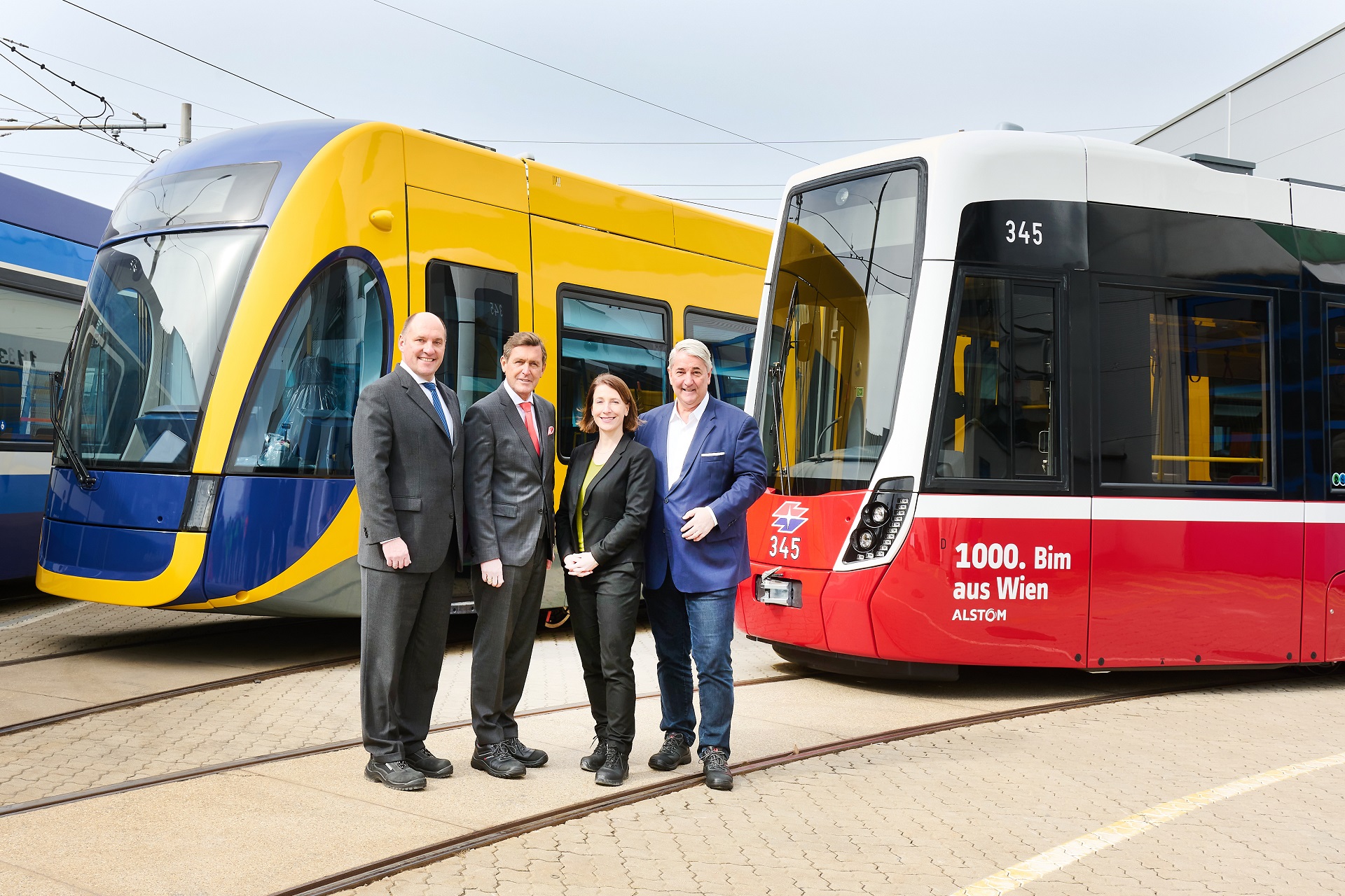 Vienna And Alstom Celebrate Tram Production Milestone