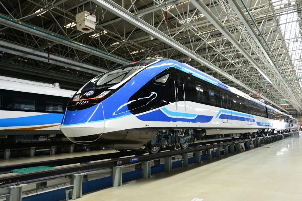 Crrc Unveils The First Train For Bishan Tongliang Line