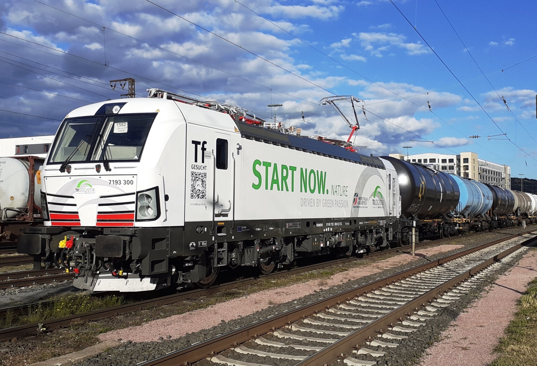 first three Vectron locomotives 