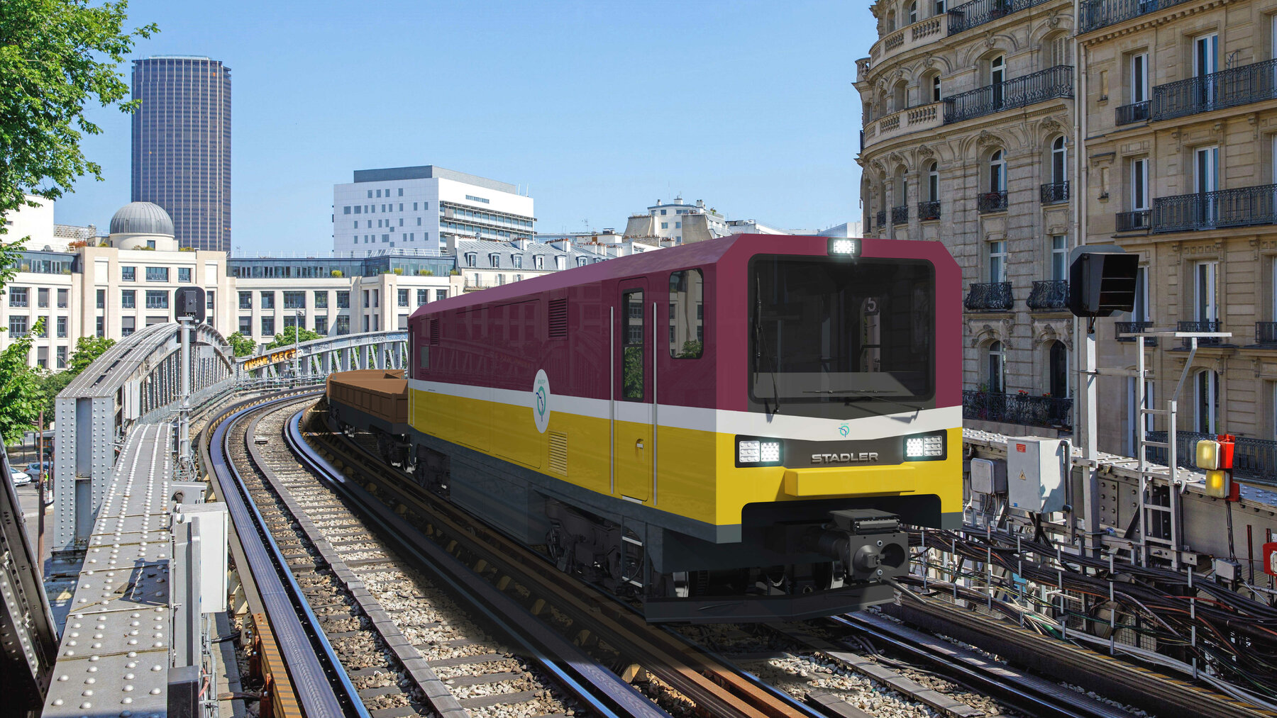 service and maintenance locomotives