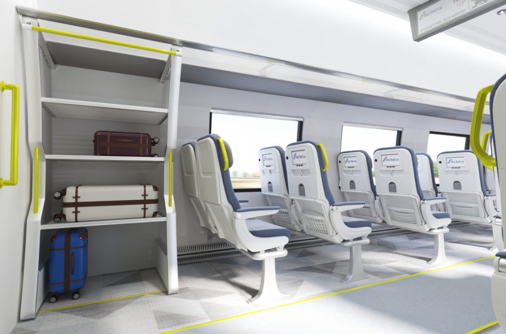 Rail Baltica high-speed train design concept unveiled