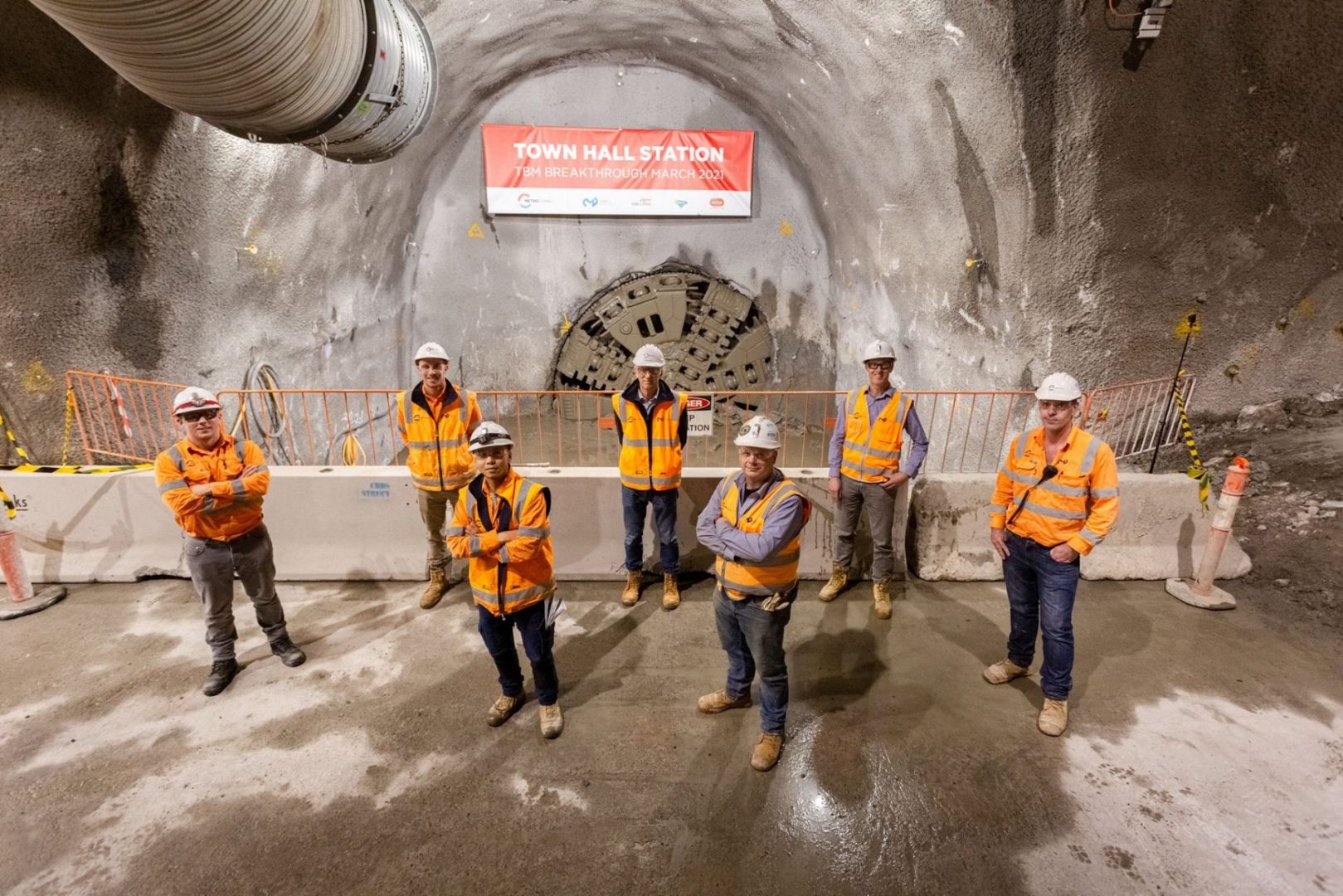 The four tunnel boring machines completed Melbourne Metro tunnels