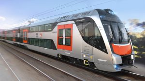 Double-deck intercity railcars 