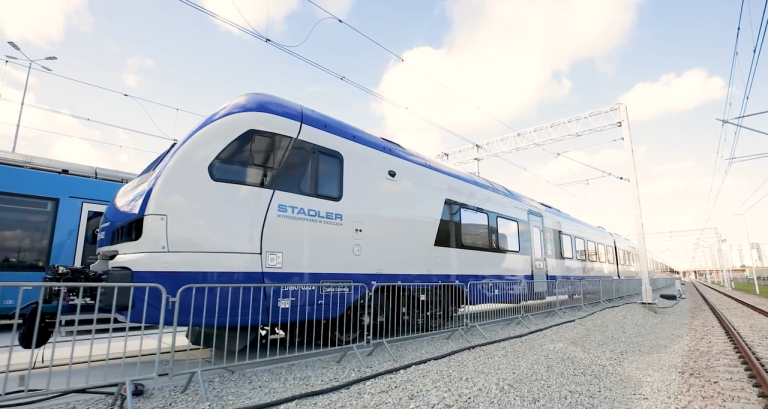 First two new Flirt EMUs delivered to PKP Intercity