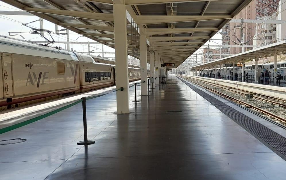 track expansion at Alicante station