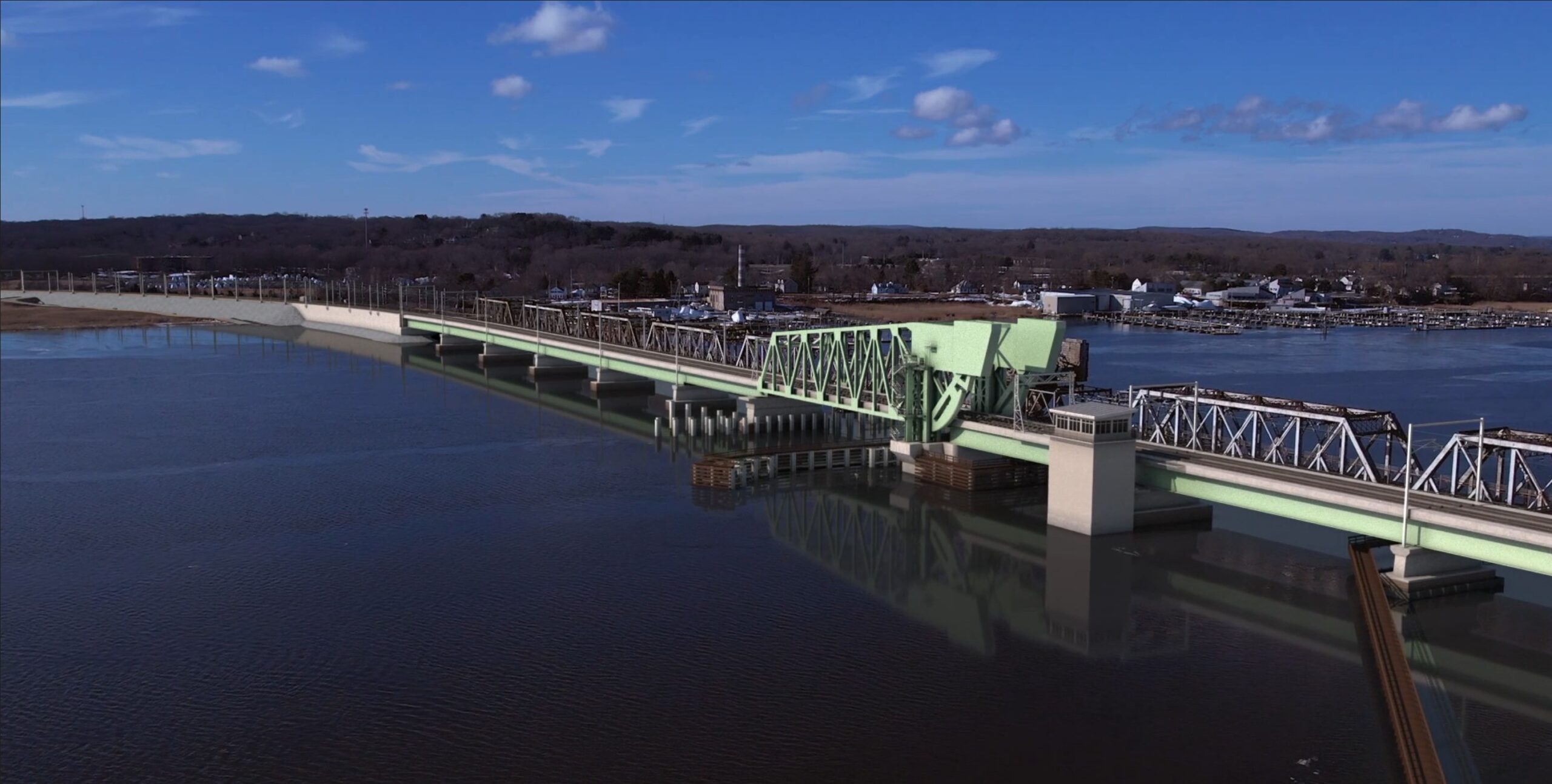 Connecticut River rail Bridge