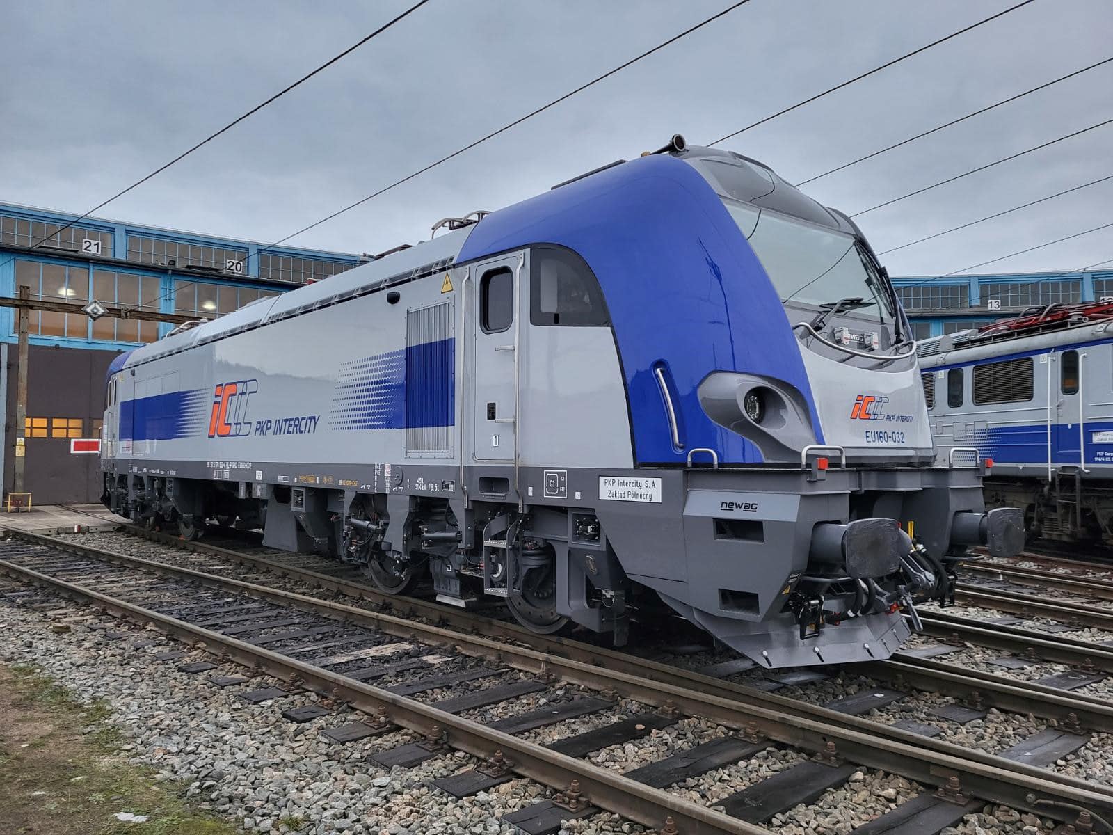 locomotive depot in Warsaw