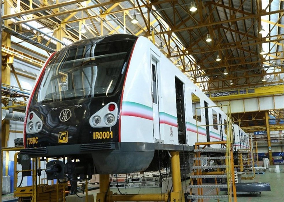 Iranian-made metro trains 