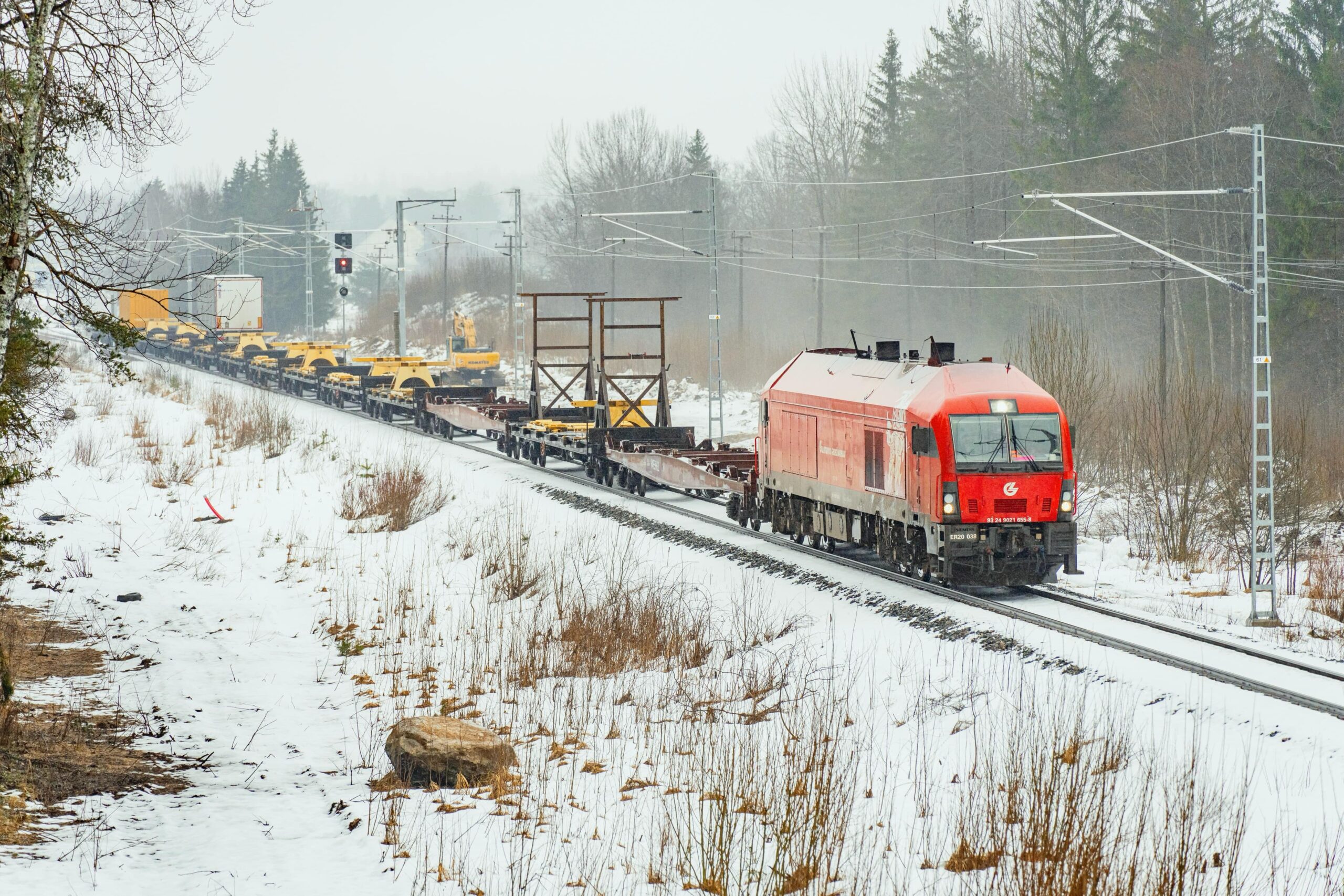 Lithuania to Estonia by rail